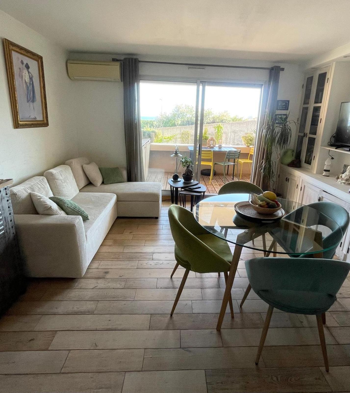 Appartement Terrasse Vue Mer Sète Extérieur photo